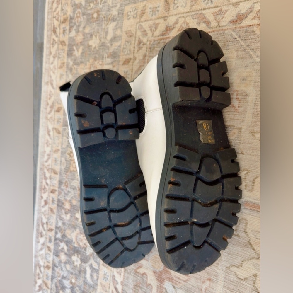 White Ankle Boots - Picture 4 of 4